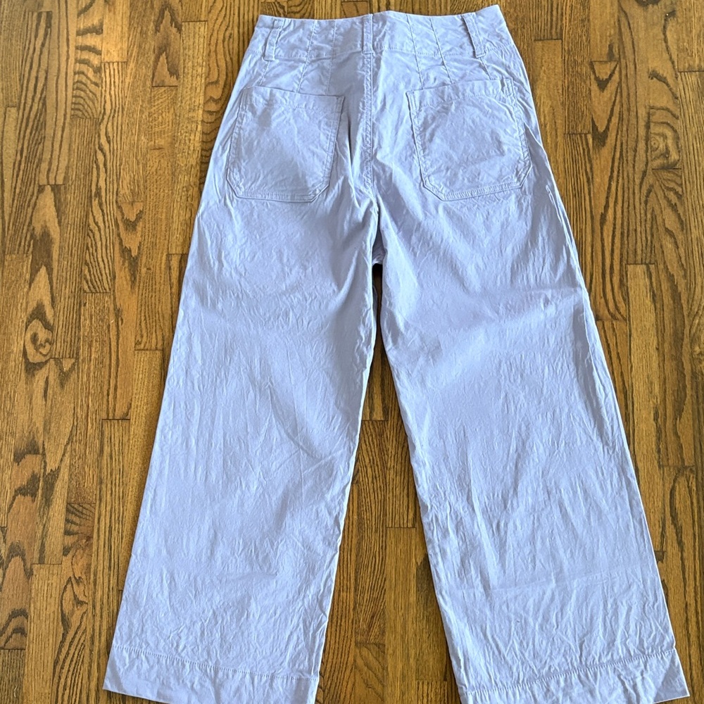 Maeve Lavender Wide-Leg Trousers - Picture 3 of 7